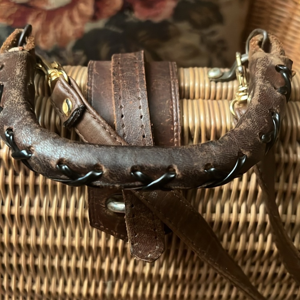 Vintage wicker crossbody bag - Picture 6 of 9